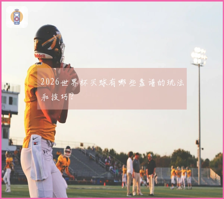 2026世界杯买球有哪些靠谱的玩法和技巧？